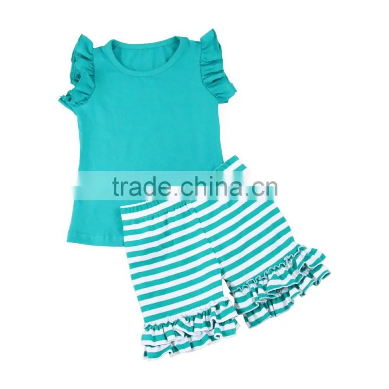 2017 new designs kids toddler girl clothing baby outfit clothing sets children