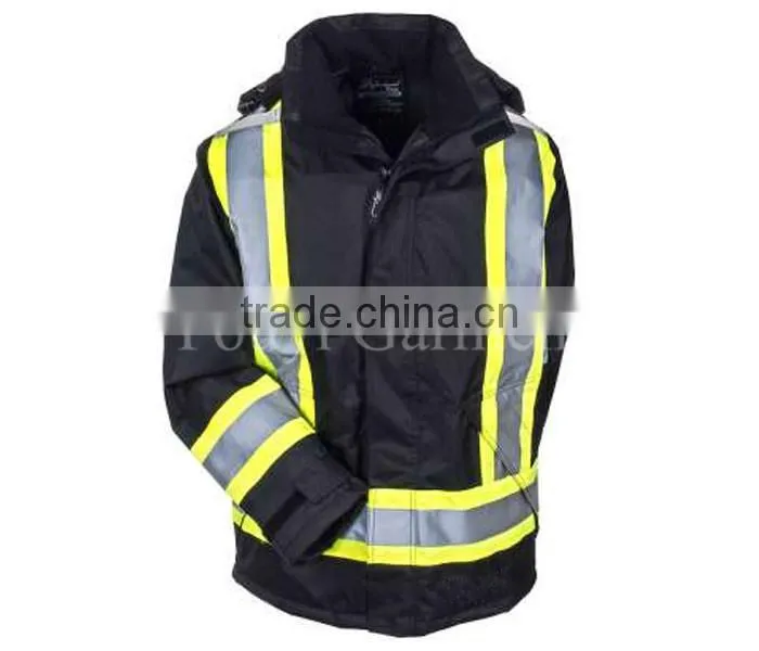 hi visibility flame resistant anti foul security uniform