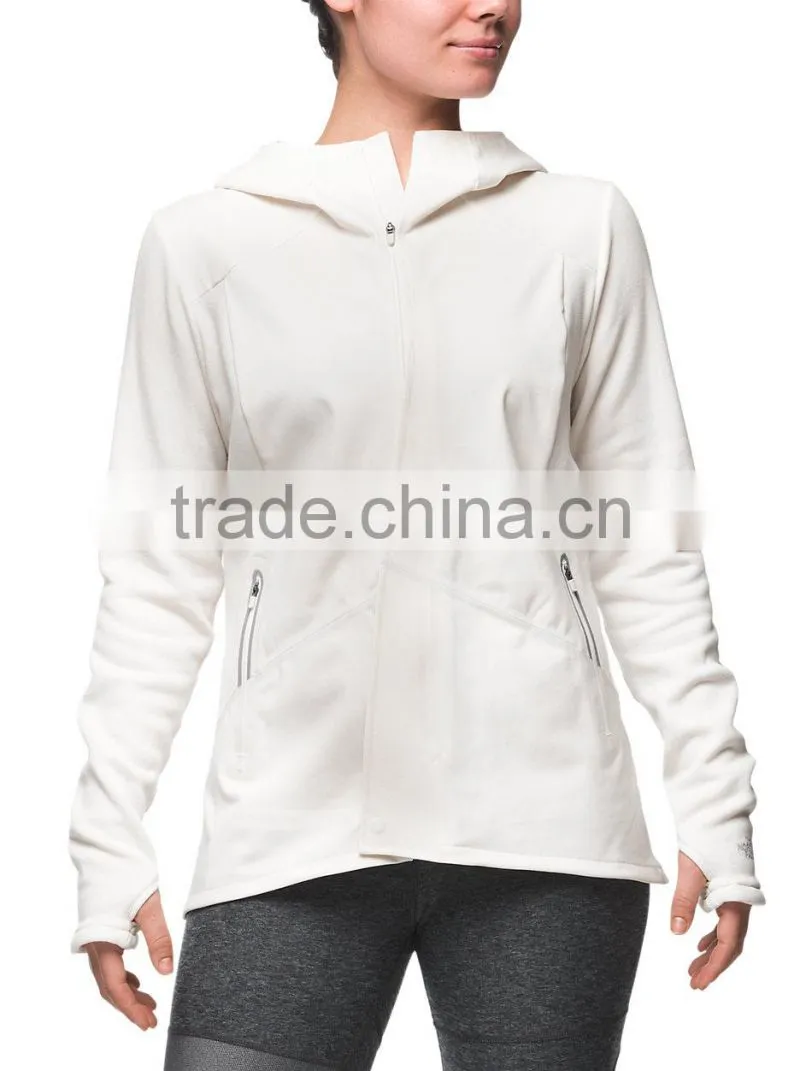 Women's hybrid Training Jacket Fleece Sweatshirt For Women Zipper Jacket Sweatshirt With Hood
