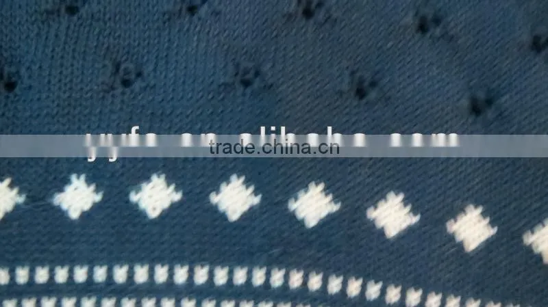 Snow dear weave pattern 100% acrylic pullover knitted sweater