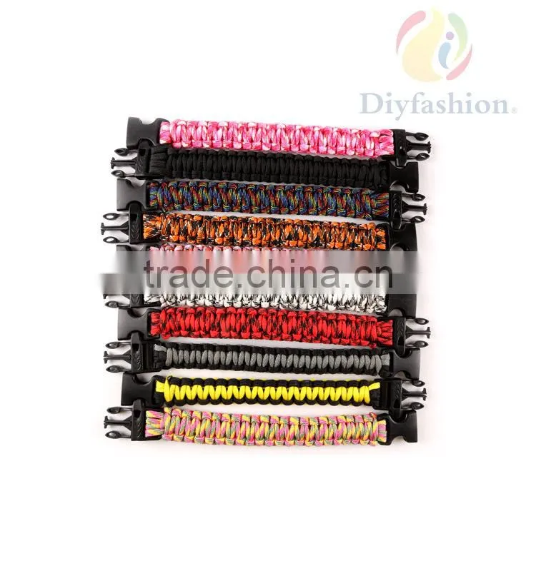 Fashion Double Braided Paracord Twisted Cord For Bracelet PV6020-9