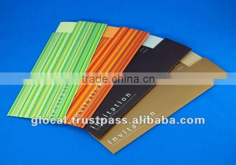 Japan Wedding Invitation Card 'NATURE ORANGE' STOCKLOT