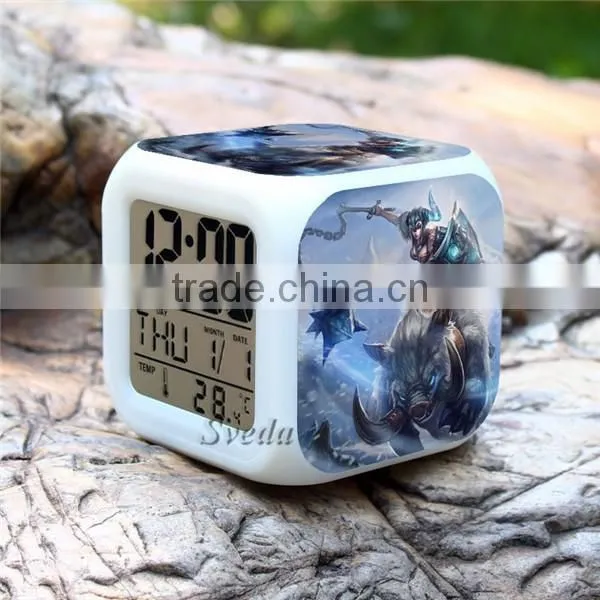 Wholesale Digital alarm clocks, League Of Legends Digital clock for sale, cheap price alarm clock