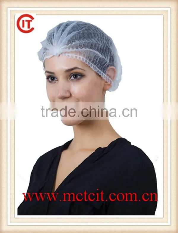 colorful painter with low price High quality double elastic 18'/19' cap disposable medical mob caps