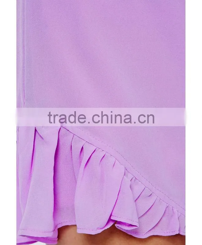 Custom Summer Clothes Women Purple Sport Shorts,Wholesale latest Design Casual Shorts for Women