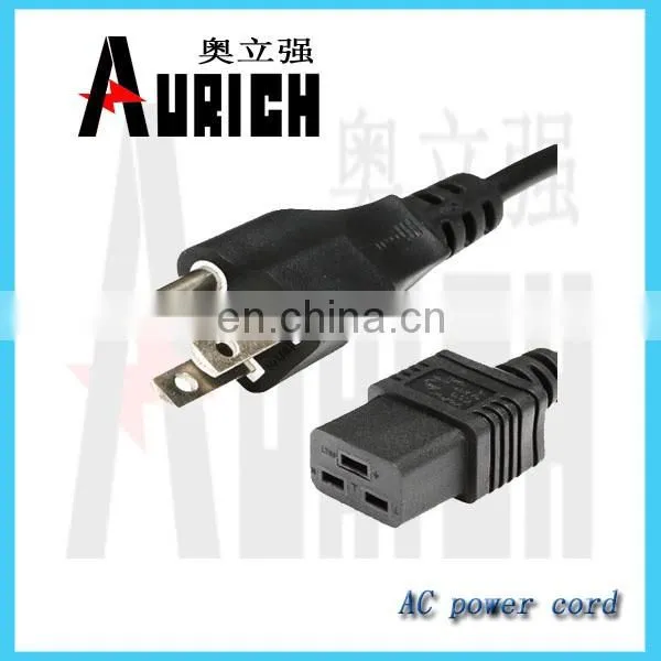 Ac power cord us computer 16awg wire cable us cordset