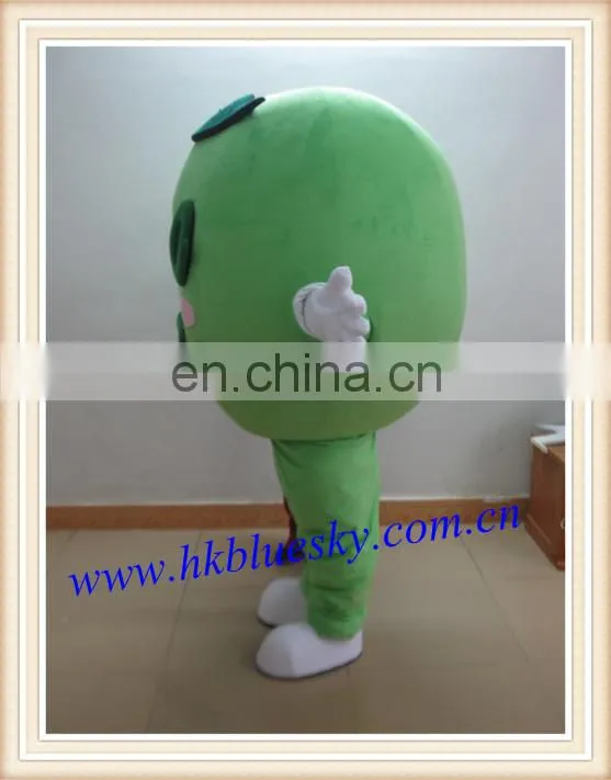 Adult Pea Mascot Costume Beans Costume for sale