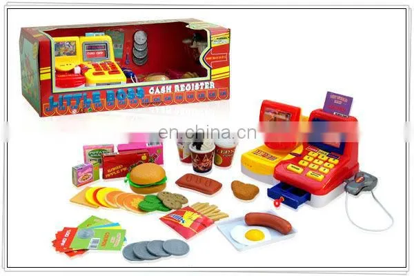 Hot sale music and light electronic children's cash register toy