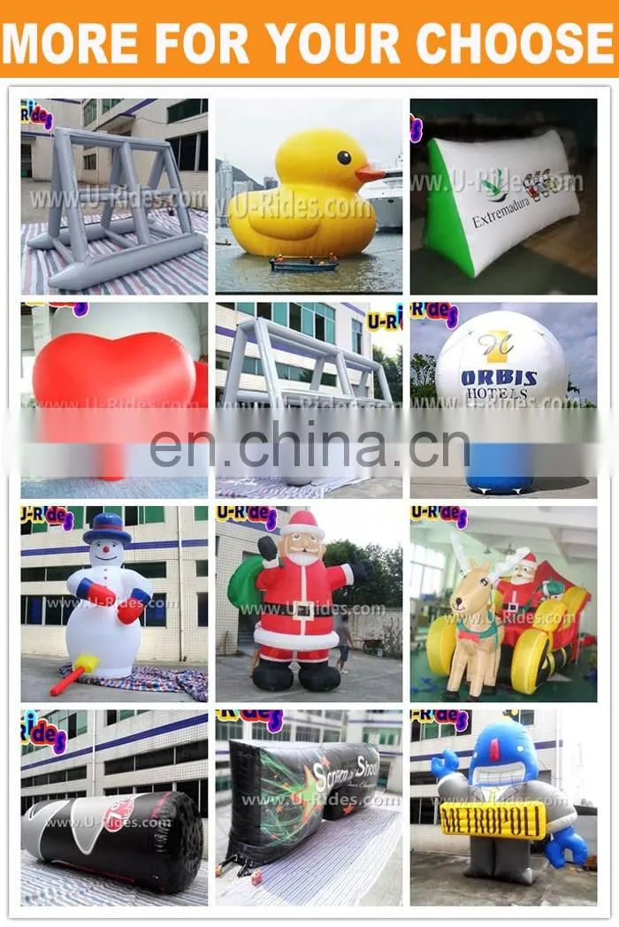 blue inflatable airship Zeppelin balloons for advertisement