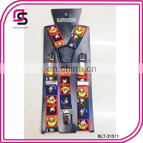 2015 new Wholesale any color children cartoon suspender