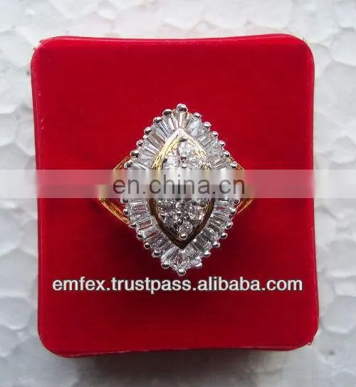 Cz jewelry finger rings exporter, cz ring jewellery ring manufacturer
