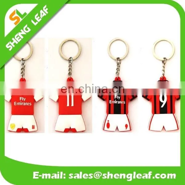 Custom cap shaped 3D logo soft pvc rubber keychain
