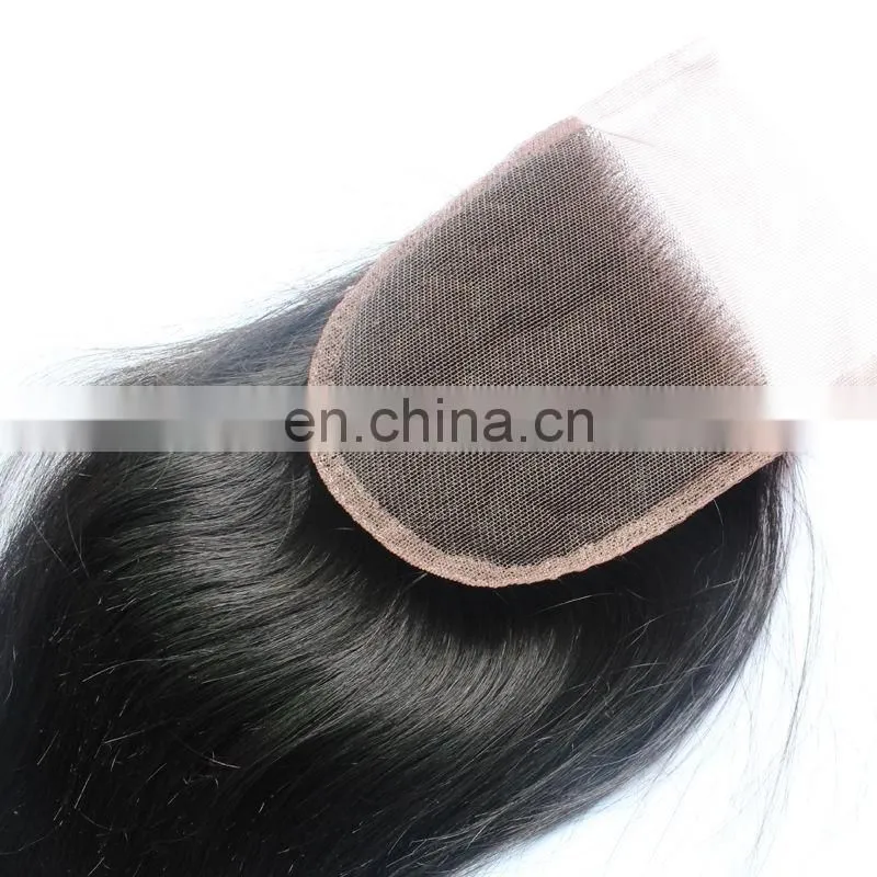 Fast shipping raw brazilian hair loose wave brazilian hair closure