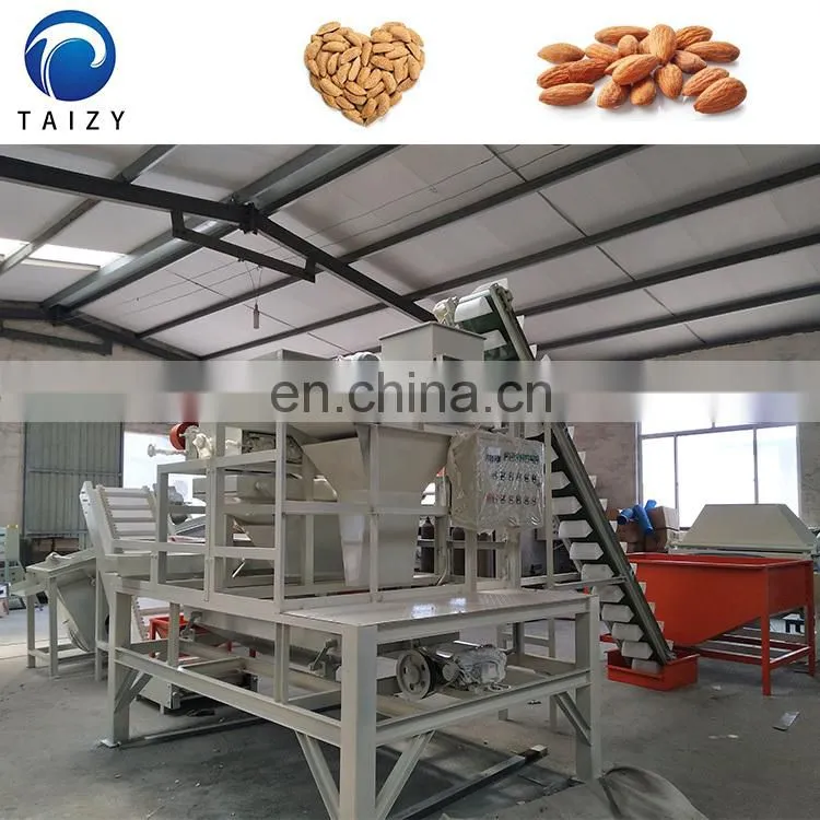 almond husking machine almond nuts cracker machine almond hazelnut production line