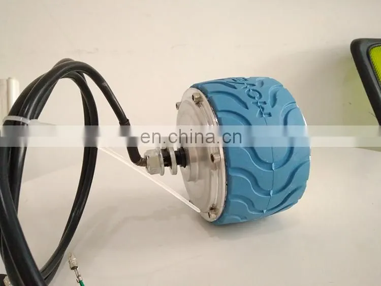 CE approved High quality 4" 4inch 36v 200W DC brushless geared hub motor for robotics