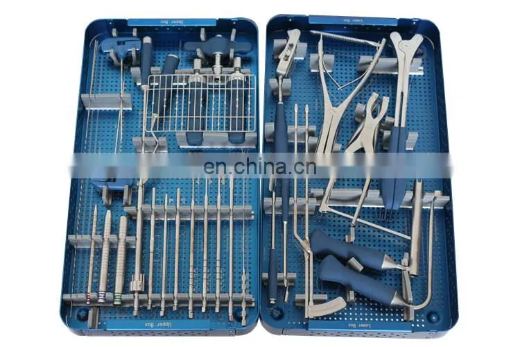 for Posterior Thoracolumbar Fixation System;Spine anterior thoracolumbar plate system;surgery instrument set