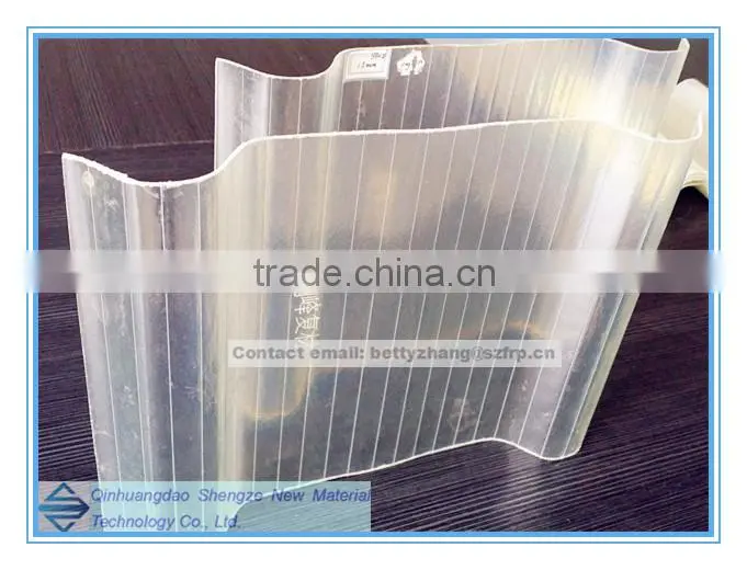 FRP skylight roof/workshop transparent tile/ Waveform transparent tile