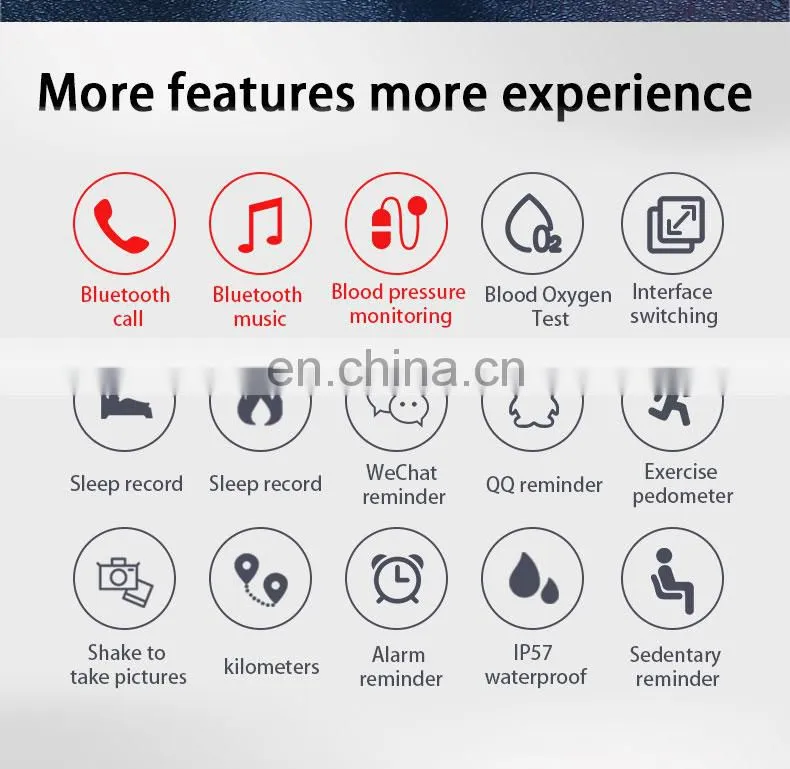 2020 Amazon Top Seller Smart Watch Wholesale Body Temperature Sensor Touch Screen For Apple Sport Smart Bracelet Watch
