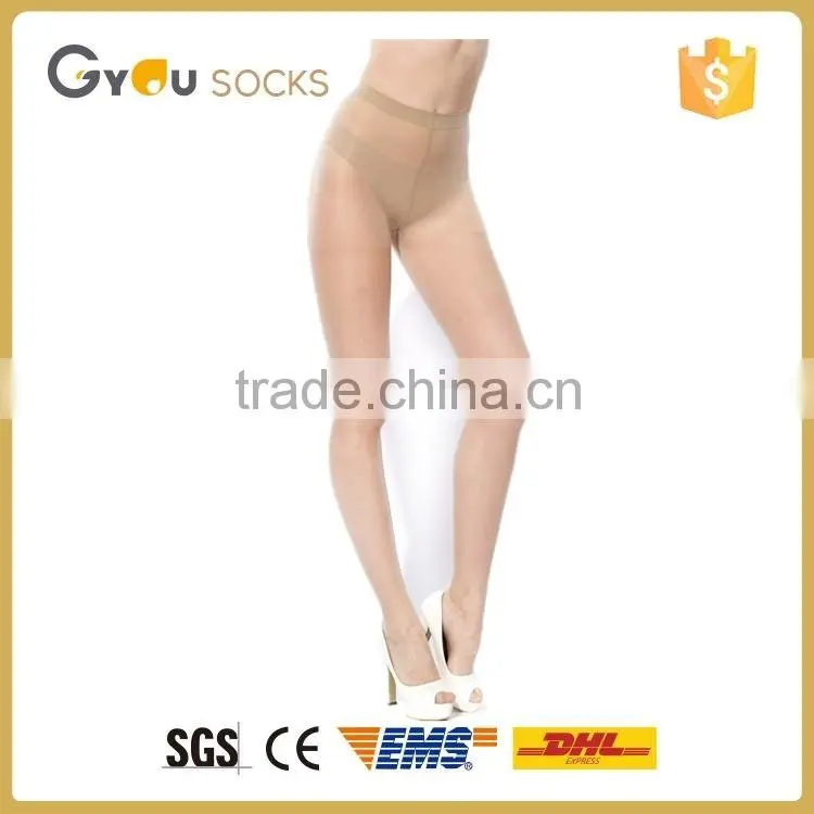 Ladies thin 30D Short Stockings with cotton crotch