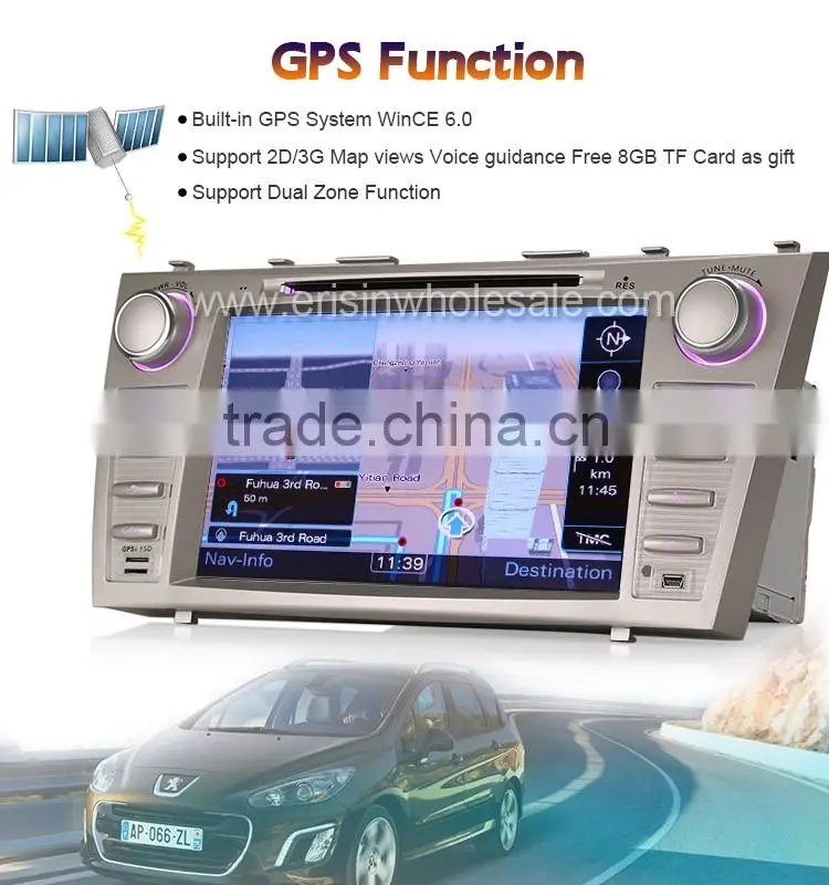 Erisin ES7668M 8" Car Audio Video DVD with GPS VMCD for Camry Aurion