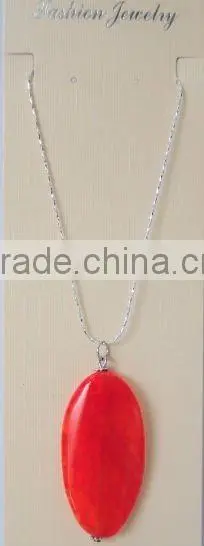 Natural purple square agate slice pendant necklace with silver chain