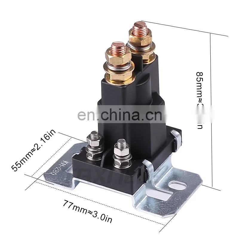 High Current Relay 500A 12V/24V Dual Battery Start relay Large Current Car Power Switch,Starting Relay,Auto Start Contactor