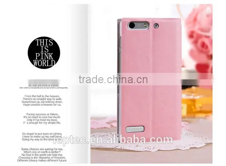 MOFi Case Celular Housing for Huawei Ascend G6, Mobile Handset Coque Flip Leather Back Cover for Huawei G6