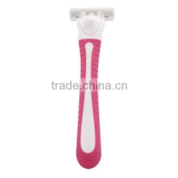 D420L Four stainless steel blade smooth and comfortable system razor