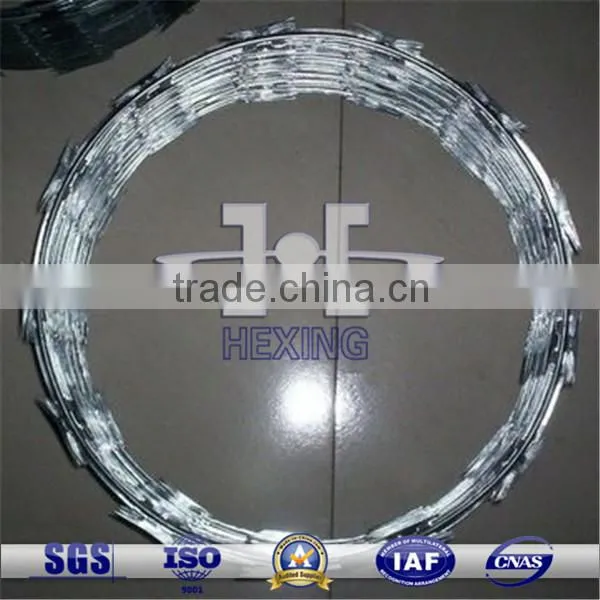 Hot Dip Galvanized| Stainless Steel BTO-22 Concertina Razor Wire