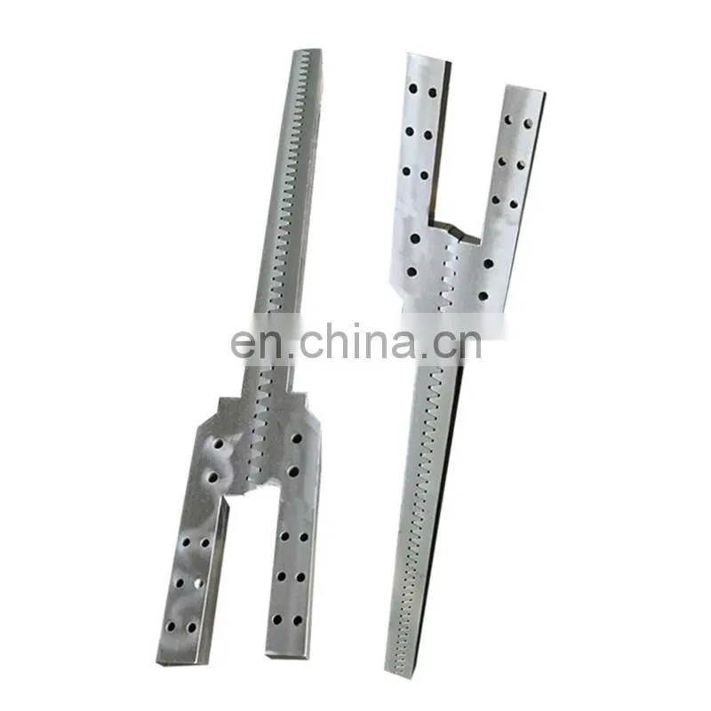 OEM Manufacturer Customized High Precision Alloy Steel Large Rack Gears for Sliding Gate