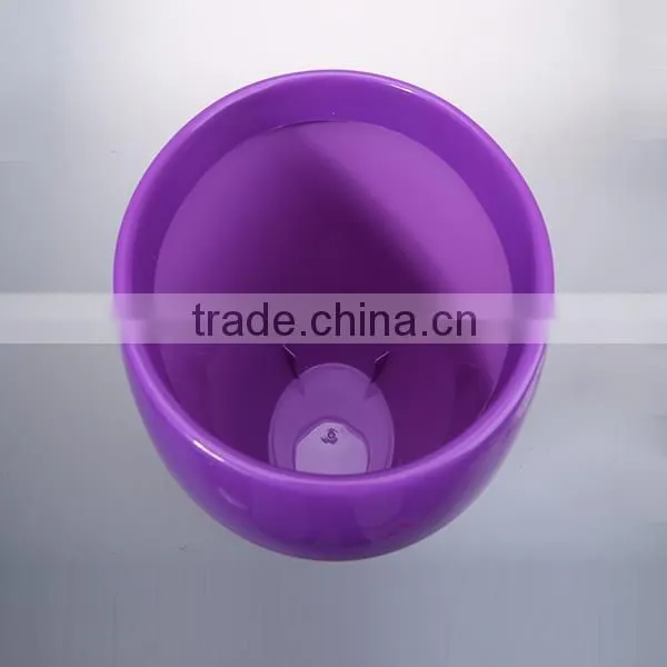 Colorful Elegant Plastic Trash Bin for office