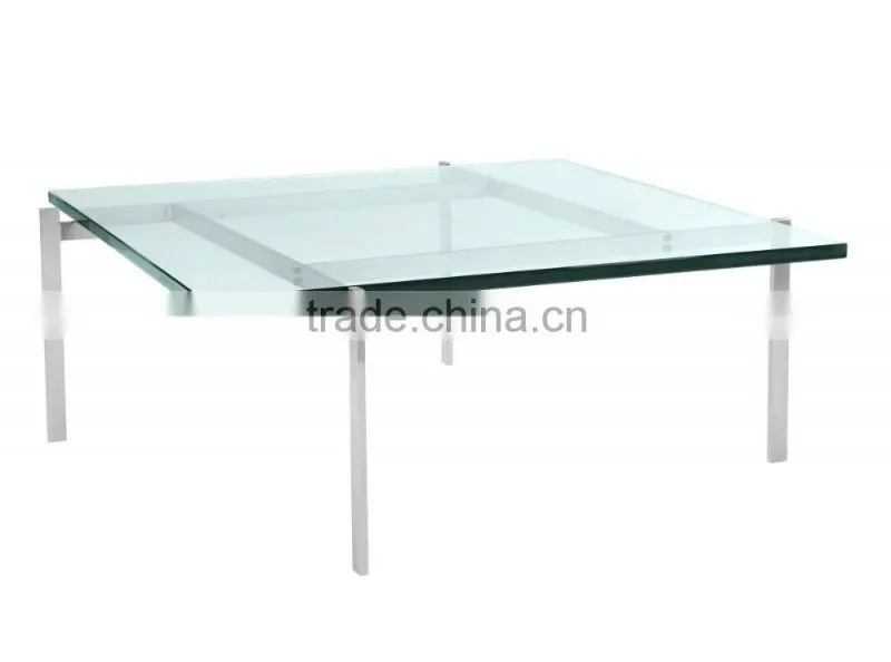 replica PK61 Glass Table by Poul Kjaerholm for living room