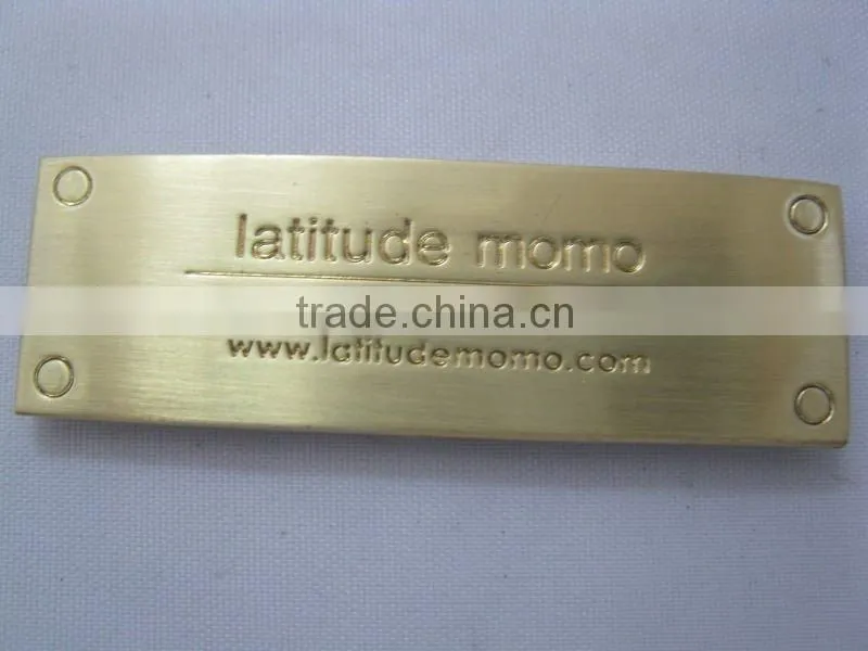 Brass name plate
