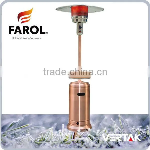 Finish radiator gas patio heater