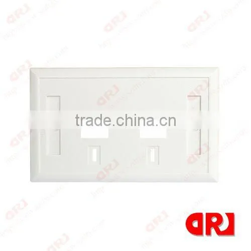 double ports rj45 faceplate 120
