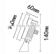 3W Led garden lights IP65 Fixture Lighting LED Outdoor Flood Light Spot Light Fixtures