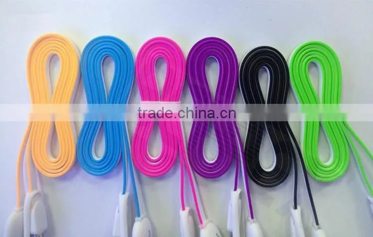 Multifunction Flat 2-in-1 Micro USB Cable