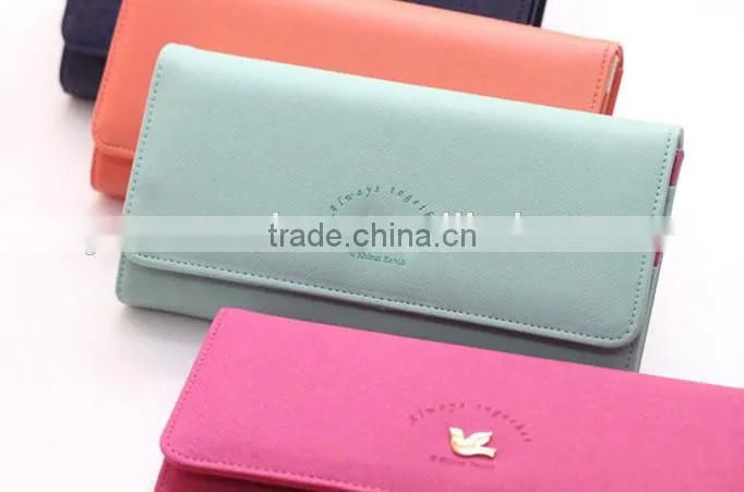 Hot Sale Fashion PU Women Famous Branded Wallet