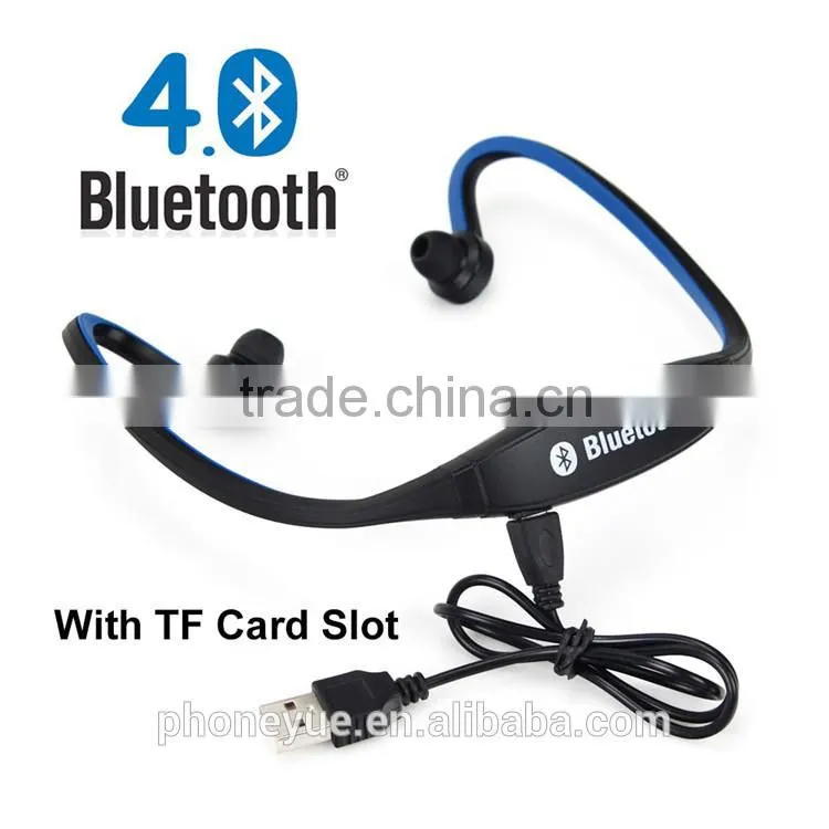 free sample neckband S9 sport wireless bluetooth 4.0 headphone earphone