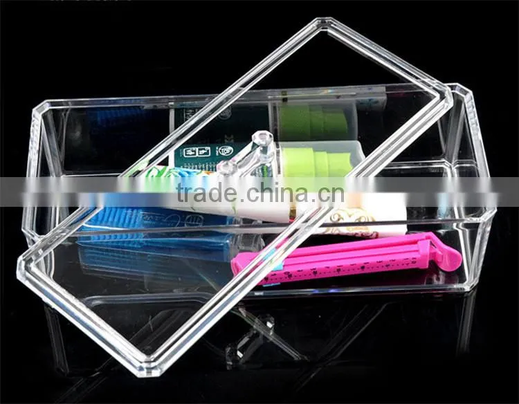 offer high quality transparant acrylic cosmetic organizer