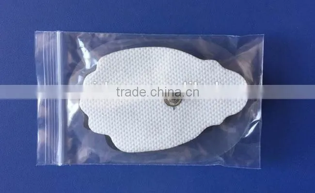reusable snap electrode pads for tens massager