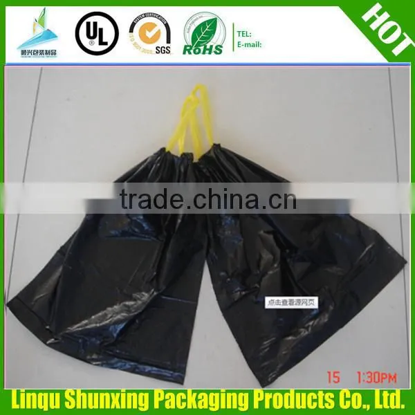 drawstring garbage bag, Qingdao plastic bags on roll