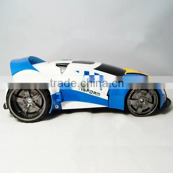 RC Bluetooth transform missile shooting rc car with petrol engine