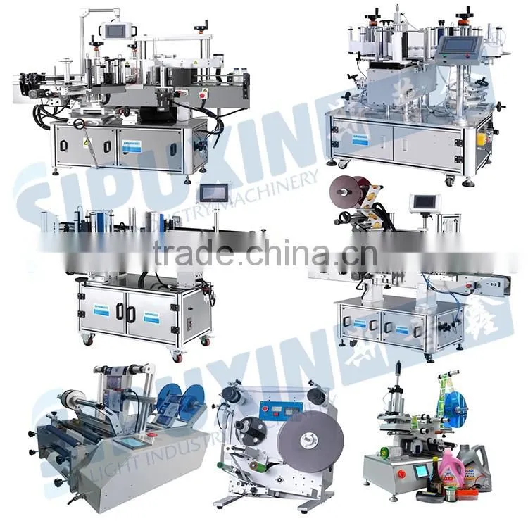 Sipuxin semi automatic labeling machine for flat bottle