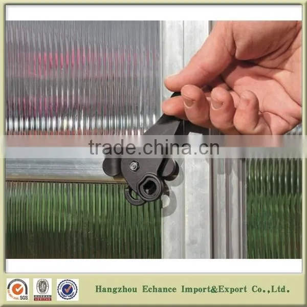 Aluminum alloy and PC board Garden Green House with door and window 6 rooms