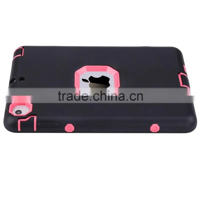 Heavy Duty TPU PC Full Protective Cover For iPad Mini 1/2/3 Armor Hybrid Robot Design Shockproof Case For iPad Mini 123 TB-0266