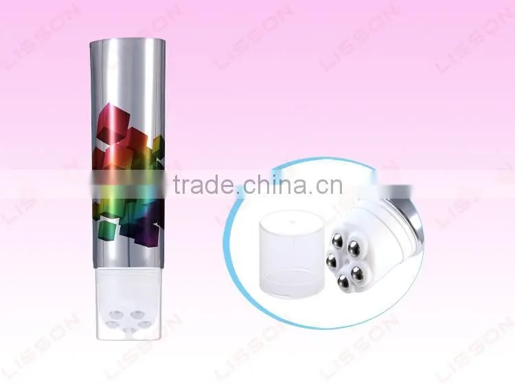 High Gloss Tube with Massage Ball or Roller Head