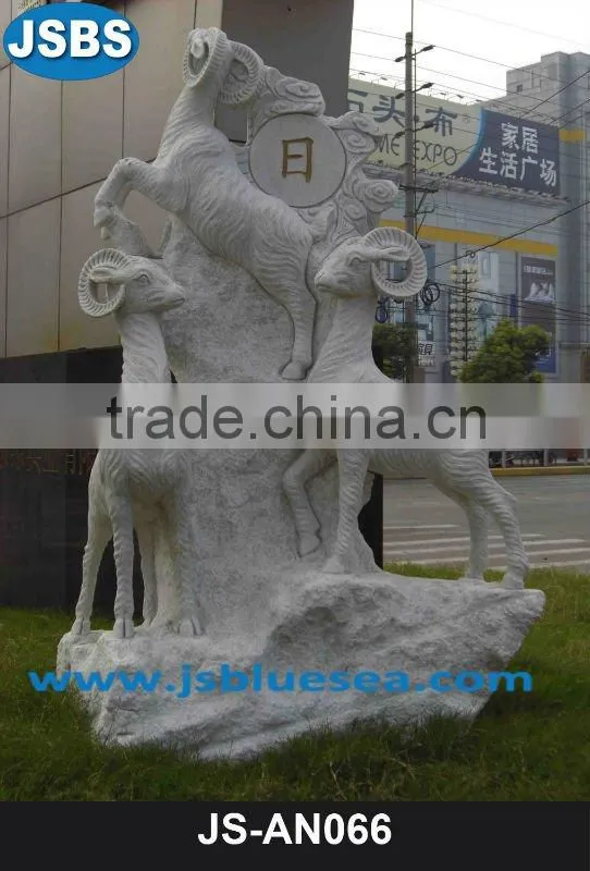 Fierce lion stone carving