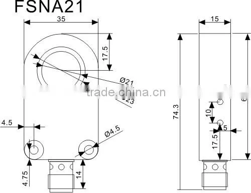 FSNA series Ring shape proximity switches, new Ring proximity sensors