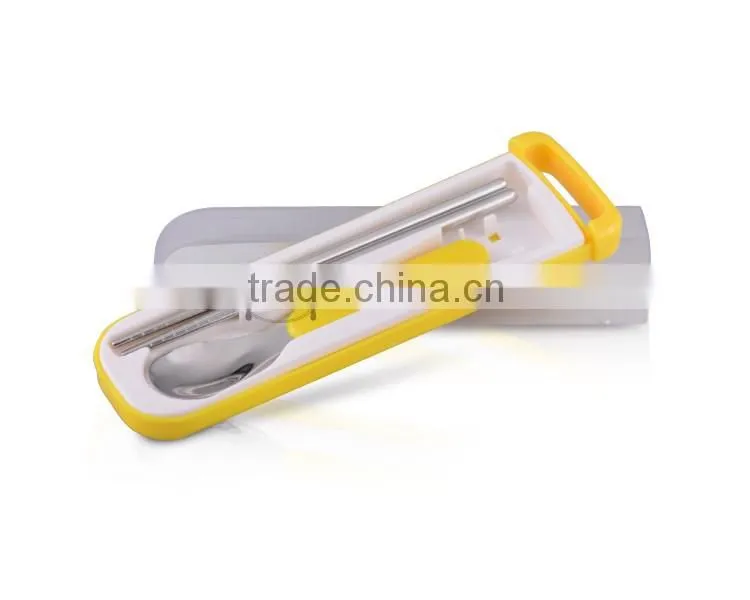 Food Grade Stainless Steel kids Metal Dinnerware Tool Sets with Box